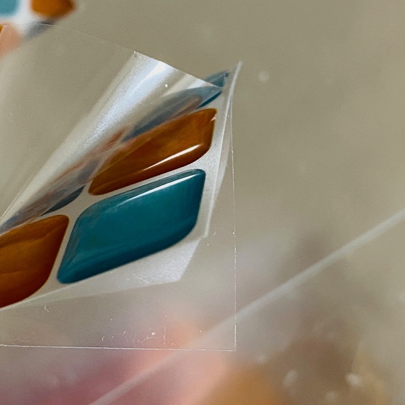 Funlife | 8 Sheets I 3D Peel & Stick Mosaic Tile Backsplash I Fashion Orange - Picture 12 of 14